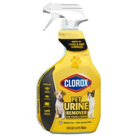 Clorox Pet Urine Remover Spray for Stains and Odors, 24 fl oz