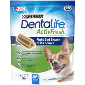 Purina DentaLife Chicken Dental Treats for Dogs, 16.9 oz Pouch