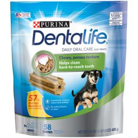 Purina DentaLife Chicken Dental Treats for Dogs, 58 CT Pouch