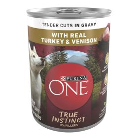 Purina ONE Tender Cuts Real Turkey & Venison Wet Dog Food 13 oz Can