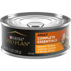 Purina Pro Plan Complete Essentials for Adult Dogs Chicken Carrot, 5.5 oz Cans (24 Pack)
