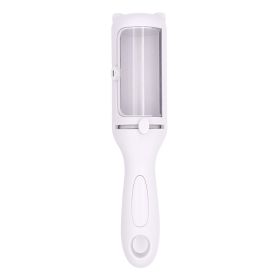 Pet Comb Hair Removal Brush Two-in-one Roller (Color: White)