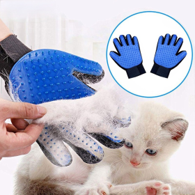 Cat Grooming Glove For Cats Wool Glove Pet Hair Deshedding Brush Comb Glove For Pet Dog Cleaning Massage Glove For Animal Sale (Type: Right)