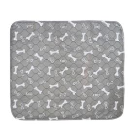 Three-layer Waterproof Pet Absorbent Pad (Color: grey, size: L)