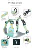 dog Harnesses; New style dog chest strap vest type big dog chest strap explosion-proof flush walking dog rope reflective pet traction rope
