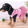 New Year Dog Dress; Festive Pet Dress; Floral Dog Costumes; Pet Clothes For Small Medium Dogs & Cats