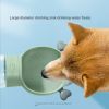 Portable Dog Water Bottle,2 In 1 Dog Water Bottle Dispenser With Food Container,Leak Proof Dog Travel Water Bottle For Walking,Hiking And Travel Water