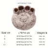 Dog Bed Cat Pet Sofa Cute Bear Paw Shape Comfortable Cozy Pet Sleeping Beds For Small, Medium, And Large Dogs And Cats, Soft Fluffy Faux Fur Cat Cushi