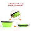 350ml/1000ml Large Collapsible Dog Pet Folding Silicone Bowl Outdoor Travel Portable Puppy Food Container Feeder Dish Bowl