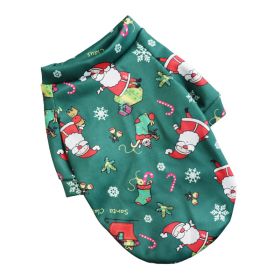 Small Dog Hoodie Coat Winter Warm Pet Clothes for Bulldog Chihuahua Shih Tzu Sweatshirt Puppy Cat Pullover Dogs; Chrismas pet clothes (Color: Green Pineapple, size: S for 1.5-2.5kg)