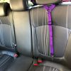 Solid Color 2 In 1 Pet Car Seat Belt Nylon Lead Leash Backseat Safety Belt Adjustable For Dog & Cat