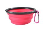 350ml/1000ml Large Collapsible Dog Pet Folding Silicone Bowl Outdoor Travel Portable Puppy Food Container Feeder Dish Bowl
