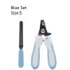 2Pcs/set Pet Grooming Tools Stainless Steel Nail Clippers Dogs Cats Nail Scissor Nail Cutter Puppy Kitten Grooming Nail Grinder